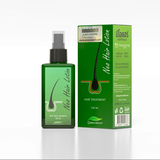Neo Hair Lotion for Hair Growth and Thickening original 120ml المنتج أصلي بنسبة 100٪، وإذا لم تحصل على النتيجة المطلوبة يمكنك إرجاعه.